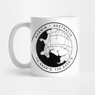 Darwin Map Mug